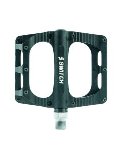 Pedale VTT Plateforme Descente - BMX Switch Freeride Alu Cnc Noir Filetage 9-16 Avec Picots (Paire) 100X90mm