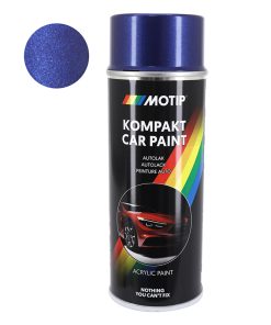 Bombe de Peinture Motip Kompakt Autolack Acryl Metal Bleu Fonce Aerosol 400 ml (53922)