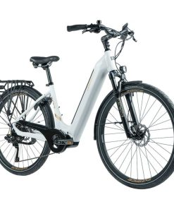 Velo Electrique-Vae City 28 Leader Fox Vivalo Mixte Blanc 9V Moteur Central Bafang M420 36V 80Nm Batterie 15Ah (18'' - H46Cm - Taille M - Pour Adulte de 168Cm À 178Cm)