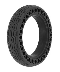 Pneu Trottinette Plein Alveole 8.5 X 2.00 Noir (Pour Xiaomi M365 et Autres)