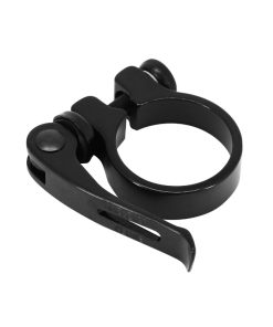 Collier Serrage Tige de Selle Rapide Alu Noir Diam 40mm