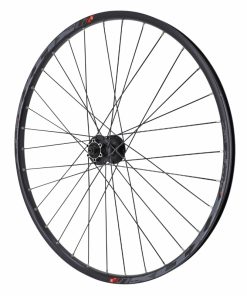 Roue VTT Disque Blocage 27.5" Klixx Tubeless Ready Avant Noir Moyeu Shimano M475 Disque 6 Trous Rayons Renforces En 2.2mm Pour Vae - Jante 23C 32 Rayons All Mountain