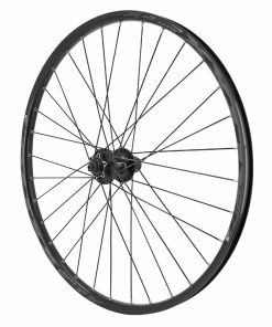 Roue VTT Disque Blocage 27.5" Klixx Tubeless Ready Arriere Noir Moyeu Shimano M475 11-10-9-8V Disque 6 Trous Rayons Renforces En 2.2mm Pour Vae - Jante 23C 32 Rayons All Mountain