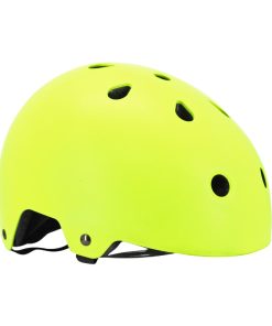 Casque Velo Adulte Auvray Urban Jaune Fluo Avec Eclairage Integre Sur Molette Reglable Taille 58-61