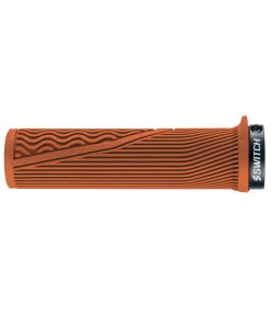 Poignee City-VTT Switch Drift Avec Lock-On Orange (Paire)