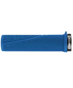 Poignee City-VTT Switch Drift Avec Lock-On Bleu (Paire)