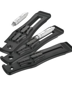 Demonte Pneu Velo Wera Bicycle Avec Embouts 4 En 1 et Demonte Obus (Set 5 Pieces) -Marque Allemande Pour Les Ateliers-