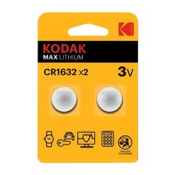 Pile Bouton Cr1632 Kodak Lithium 3V (Vendu Par 2)