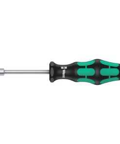 Tournevis A Douille Wera 395 Holo 8 mm Noir-Vert (Vendu A L'Unite) -Marque Allemande Pour Les Ateliers-