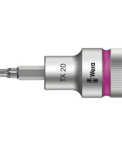 Douille Torx Wera 8767 Hf Zyklop 1-2 T20 Longueur 60 mm (Vendu A L'Unite) -Marque Allemande Pour Les Ateliers-