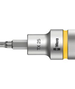 Douille Torx Wera 8767 Hf Zyklop 1-2 T25 Longueur 60 mm (Vendu A L'Unite) -Marque Allemande Pour Les Ateliers-