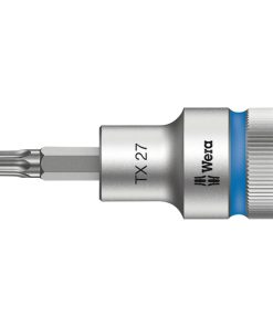 Douille Torx Wera 8767 Hf Zyklop 1-2 T27 Longueur 60 mm (Vendu A L'Unite) -Marque Allemande Pour Les Ateliers-