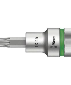 Douille Torx Wera 8767 Hf Zyklop 1-2 T45 Longueur 60 mm (Vendu A L'Unite) -Marque Allemande Pour Les Ateliers-