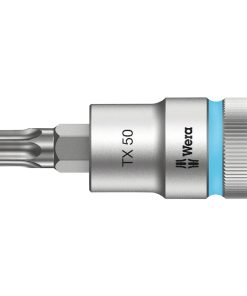 Douille Torx Wera 8767 Hf Zyklop 1-2 T50 Longueur 60 mm (Vendu A L'Unite) -Marque Allemande Pour Les Ateliers-
