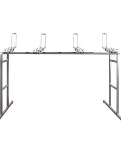 Presentoir de Magasin Officine Parolin 4 Velos Longueur 250Cm Blanc -Gist-