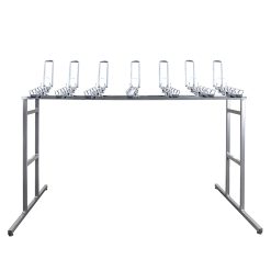 Presentoir de Magasin Officine Parolin 7 Velos Longueur 250Cm Blanc -Gist-