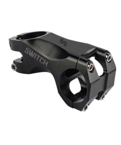 Potence VTT Switch Steep Alu Cnc Noir Cintre Guidon 31.8mm Angle -19° L 90mm