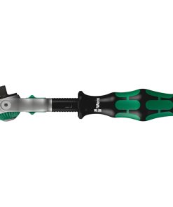 Cliquet Wera 8000 Zyklop Speed Tete Orientable 1-4 Noir-Vert (Vendu A L'Unite) -Marque Allemande Pour Les Ateliers-