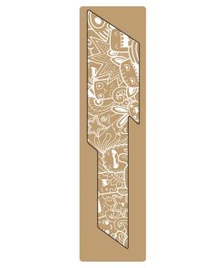 Autocollant-Sticker de Protection Bras Oscillant Velo Skuad Modele Comics Blanc (3M)