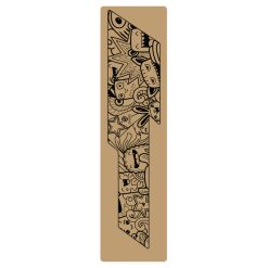 Autocollant-Sticker de Protection Bras Oscillant Velo Skuad Modele Comics Noir (3M)