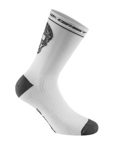 Chaussettes-Socquettes Ete Gist Crane Blanc-Noir 36-39 - Hauteur 18Cm (Paire) -5860