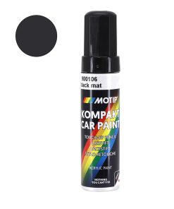 Stylo de Retouche Peinture Motip Noir Mat 12 Ml