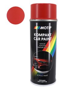 Bombe de Peinture Motip Kompakt Autolack Acryl Metal Rouge Ferrari Aerosol 400 ml (41750)