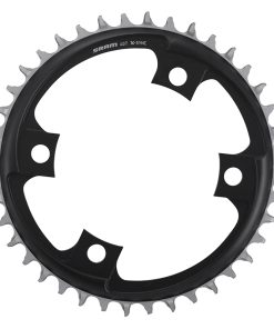 Plateau Route-Gravel Direct Mount Pour SRAM Origine 40 Dents Mono X-Sync Red - Force Axs Alu Noir 12V.