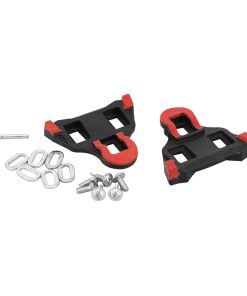Cale Pedale Gravity Compatible Shimano Route SPD-Sl Fixe 0° Noir-Rouge (Paire)