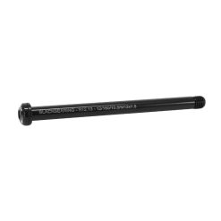 Axe Traversant - Blocage Roue Arriere Blackbearing Filetage M12 X 1.5 mm Noir (160 mm Hors Butee Dont Filetage 10,5 mm)