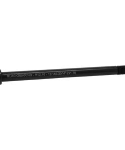 Axe Traversant - Blocage Roue Arriere Blackbearing Filetage M12 X 1.75 mm Noir (167 mm Hors Butee Dont Filetage 20 mm)