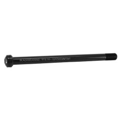 Axe Traversant - Blocage Roue Arriere Blackbearing Filetage M12 X 1.0 mm Noir (172 mm Hors Butee Dont Filetage 20 mm)