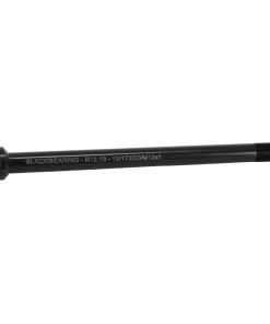 Axe Traversant - Blocage Roue Arriere Blackbearing Filetage M12 X 1.0 mm Noir (172 mm Hors Butee Dont Filetage 20 mm)