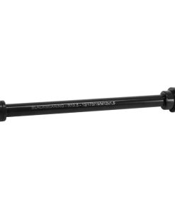 Axe Traversant - Blocage Roue Arriere Blackbearing Filetage M12 X 1.5 mm Noir (173 mm Hors Butee Dont Filetage 19 mm) Avec Ecrou