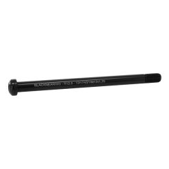 Axe Traversant - Blocage Roue Arriere Blackbearing Filetage M12 X 1.75 mm Noir (174 mm Hors Butee Dont Filetage 21 mm)