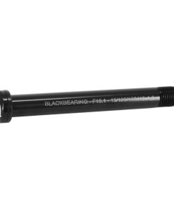 Axe Traversant - Blocage Roue Avant Blackbearing Filetage M15 X 1.5 mm 15 X 110 Noir (125 mm Hors Butee Dont Filetage 17 mm)