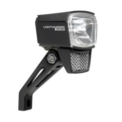 Eclairage Velo Vae - E-Bike Avant Sur Fourche Trelock Ls890 6-12V 100 Lux Noir - Pour Voir A 100M et Visible A 5Kms