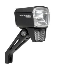 Eclairage Velo Vae - E-Bike Avant Sur Fourche Trelock Ls890 6-12V 100 Lux Noir - Pour Voir A 100M et Visible A 5Kms