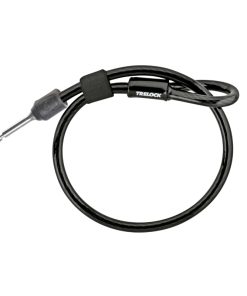 Antivol Velo Cable A Boucle Pour Fer A Cheval Trelock Zr310 Plug Cable Noir 1.50M Diam 10 mm (Profondeur Plug Fixation 50 mm et Diam 9.6 mm)