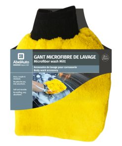 Gant Microfibre de Lavage-Nettoyage Abel Auto (Marque Francaise) -Gamme Professionnelle-