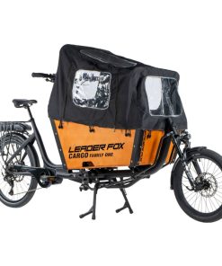 Velo Electrique-Vae Cargo 20-26 Leader Fox E-Bike Family One Mixte Noir Mat 9V Moteur Central Bafang M420 36V 80Nm Batterie 20Ah