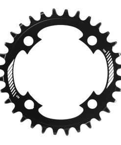 Plateau VTT Vae 4 Branches D.104 Pour Shimano Steps E8000 et Deore Xt M8100-M8000 32 Dents Mono Origine Noir 11-12V.