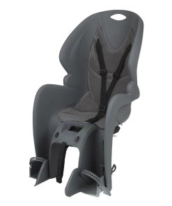 Porte Bebe-Siege Enfant Arriere Dieffe By Polisport A Fixer Sur Porte Bagage Gris Coussin Gris (9 A 22Kgs) Avec Plaque Fixe Sur Porte Bagage Homologue En 14344 - Compatible Leader Fox