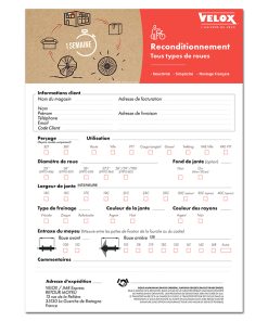 Forfait Velox Remontage Pour Roue Cassee - Remontage - Montage A Partir Du Moyeu Origine Expedie (Transport Retour Inclus)