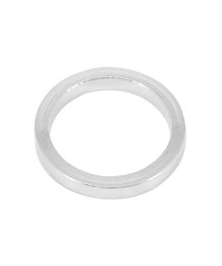 Entretoise Direction Alu Argent 1"1-8-28.6 mm Hauteur 5 mm (Vendu A L'Unite)