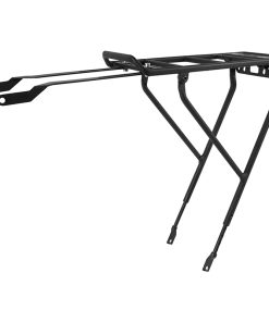 Porte Bagage Velo Arriere A Tringles Pletscher Werso Jambage Y Alu Noir 26"-29" Compatible Systeme Mik Gamme Basil -Poids Maxi 27Kgs (Tringles Fixation Tube de Selle Incluses)