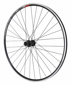 Roue Route Patin Blocage 700 Elan Cfx Noir Arriere Moyeu Shimano Rs300 Sora Cassette 10-9-8V 32 Rayons Galva Noirs Jante 13C