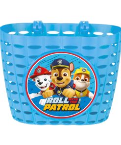Panier Avant Enfant Paw Patrol Bleu Fixation Par Sangle Sur Cintre Guidon (Pat Patrouille)