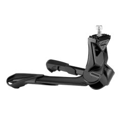 Bequille Velo Double Centrale Ursus Jumbo 20" Pliable Alu Noir (235mm) - Supporte Poids 80Kgs (Livre Sur Carte)