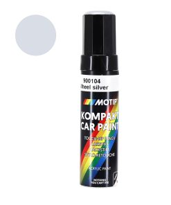 Stylo de Retouche Peinture Motip Argent Pour Jante 12 Ml